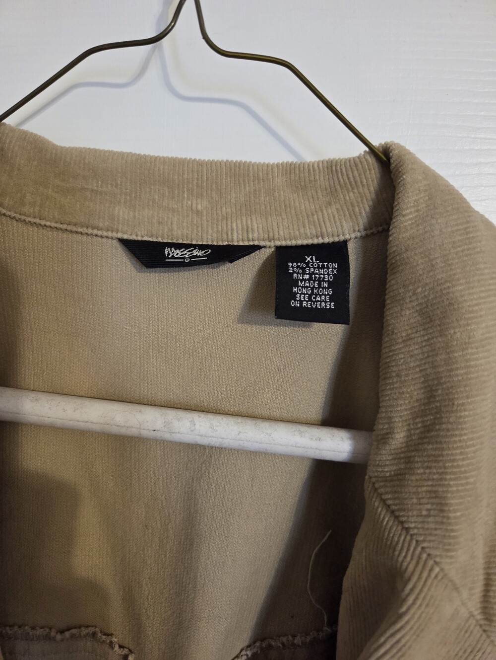 Mossimo Tan Western Corduroy Jacket XL Vintage 90s - Picture 2 of 9